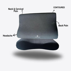 Medvance Cervical Pillow, Mesh Black Conotured