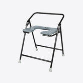 Medvance Portable Folding Commode Chair, Powder Coated, 311