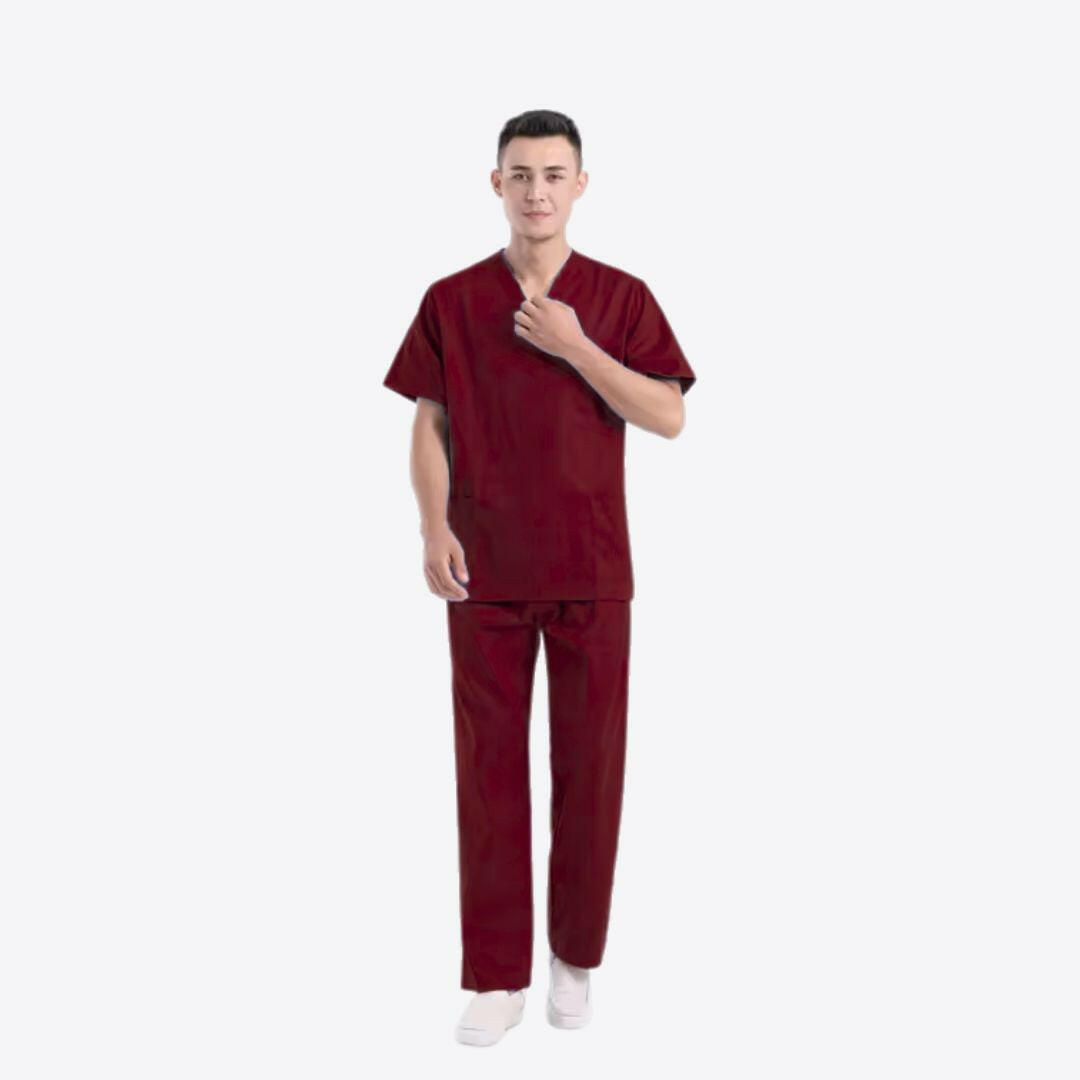 Medvance Classic Scrub Suit, Maroon