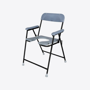 Medvance Portable Folding Commode Chair, Powder Coated, 313