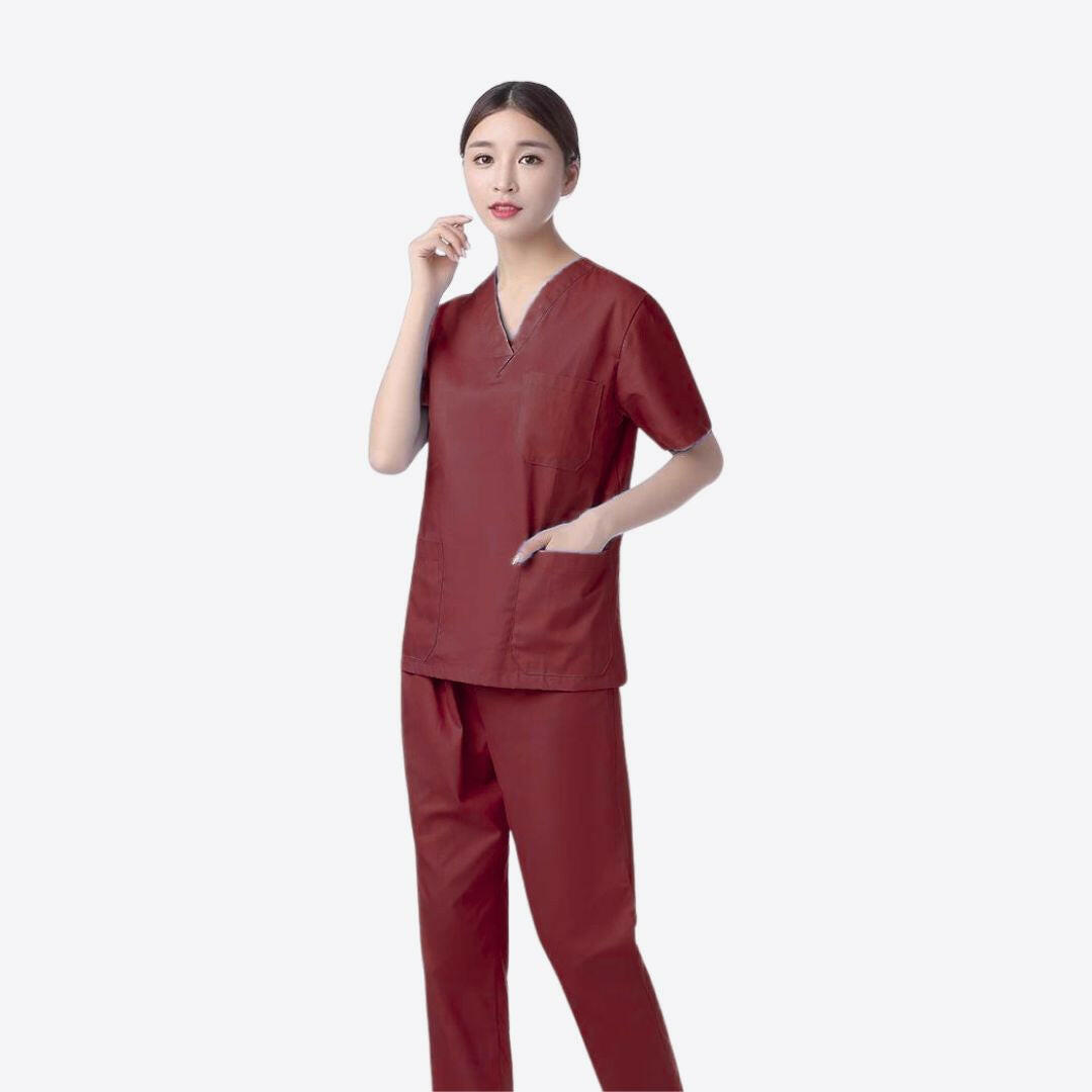 Medvance Classic Scrub Suit, Maroon