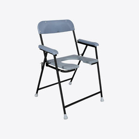 Medvance Portable Folding Commode Chair, Powder Coated, 313