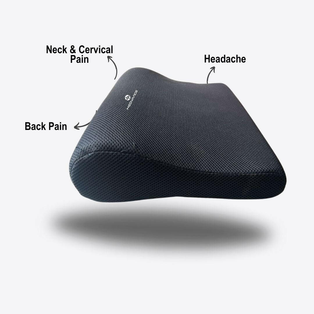 Medvance Cervical Pillow, Mesh Black Regular