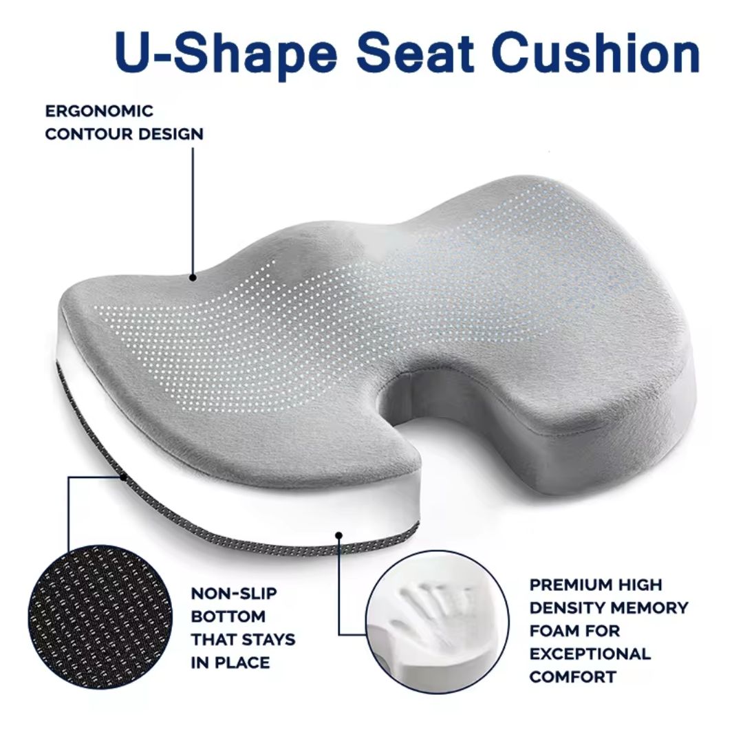 Medvance Memory Foam Coccyx Seat Cushion Pro