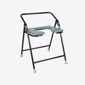 Medvance Portable Folding Commode Chair, Powder Coated, 311