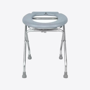 Medvance Portable Folding Commode Stool, Round