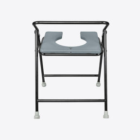 Medvance Portable Folding Commode Chair, Powder Coated, 311