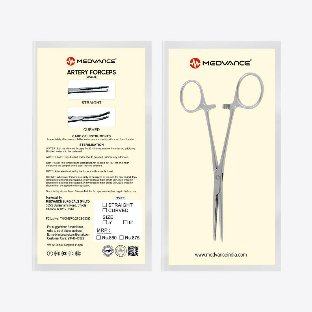 Medvance Artery Forceps