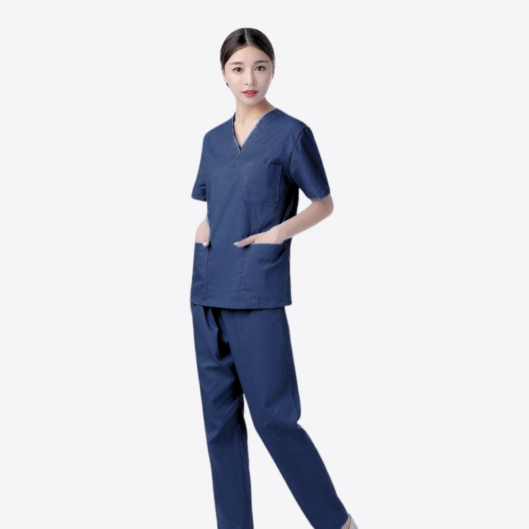 Medvance Classic Scrub Suit, Navy