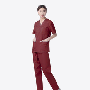 Medvance Classic Scrub Suit, Maroon